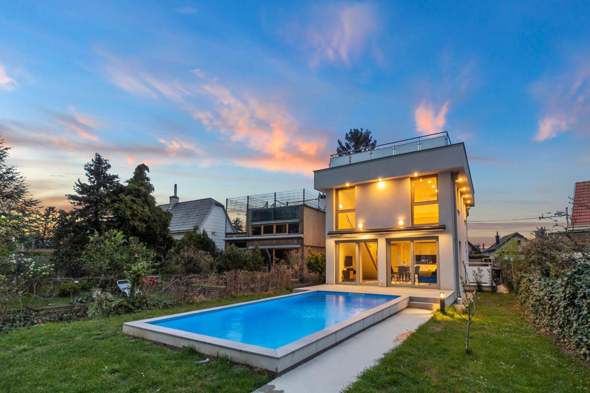 Villa Jaeger Mit Pool In Wien Dış mekan fotoğraf