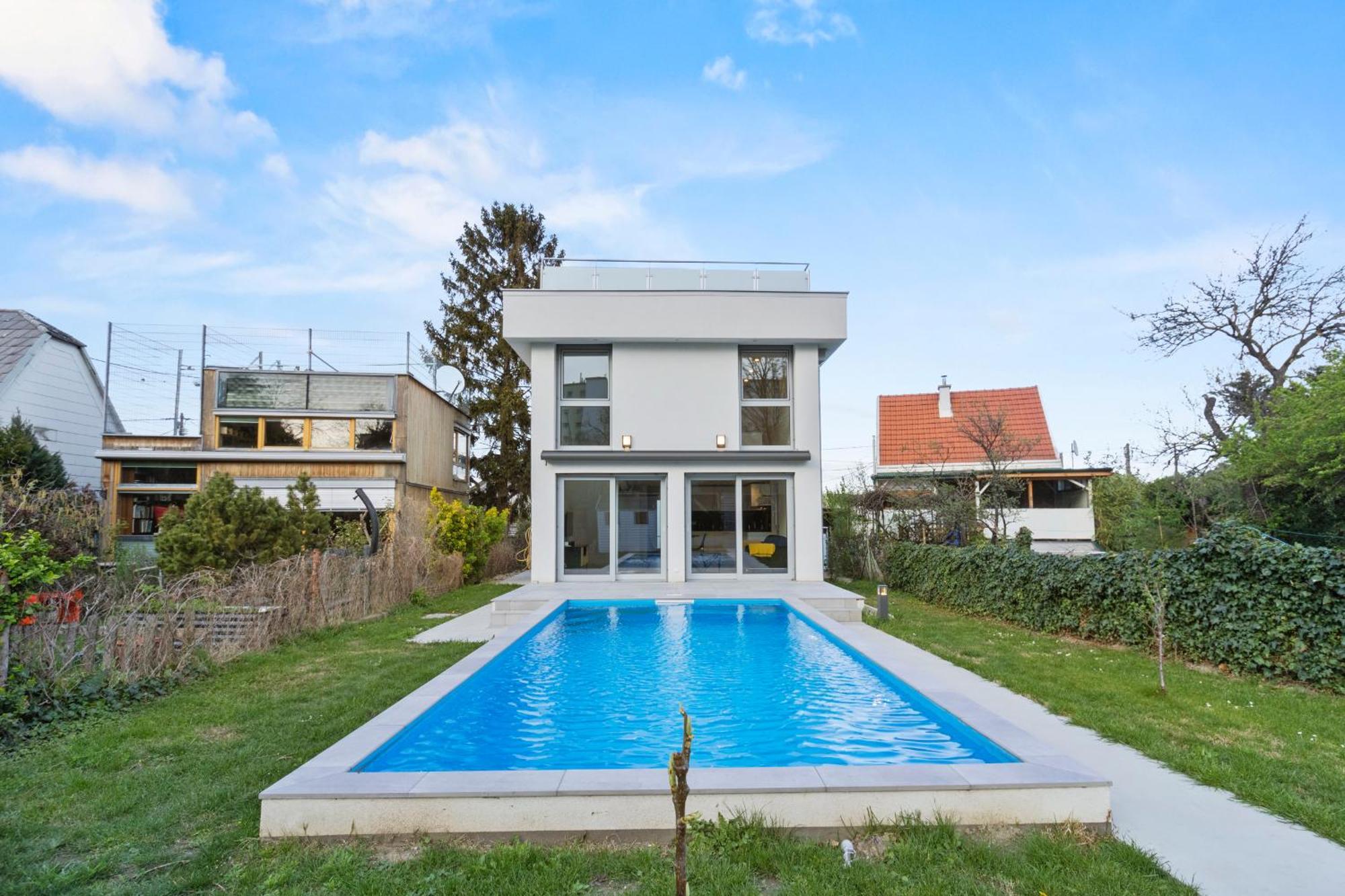 Villa Jaeger Mit Pool In Wien Dış mekan fotoğraf